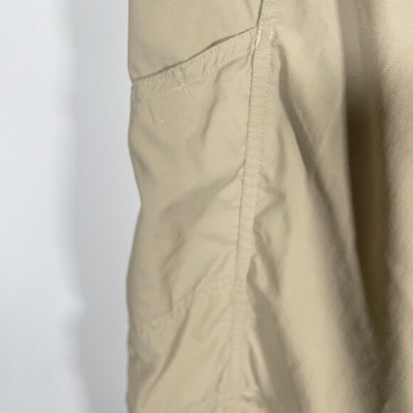 The North Face Convertible Pants Mens Large Horizon II Shorts Hike Beige AT9M - Picture 5 of 11
